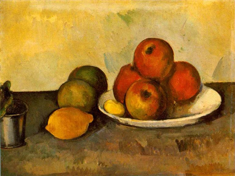 Cézanne + Une visite ao Louvre / Una visita al Louvre