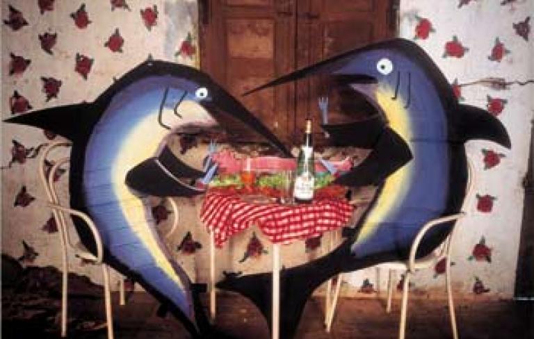 Ron O´Donnell. <i>A vinganza do peixe espada</i>, 1994. Colección fotográfica do Concello de Vigo, en depósito no MARCO, Museo de Arte Contemporánea de Vigo. 