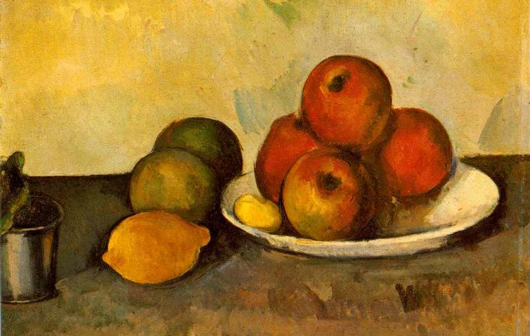 Cézanne + Une visite ao Louvre / Una visita al Louvre